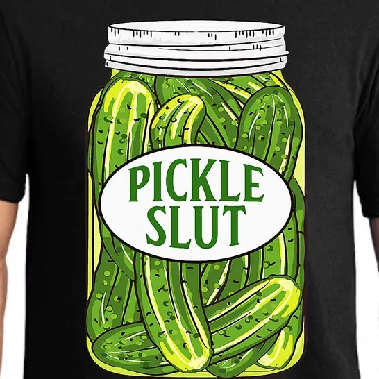 Pickle Slut A Girl Who Loves Pickles Canning Food Quote Pajama Set