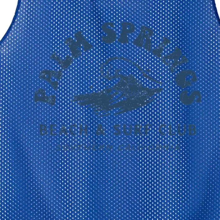 Palm Springs Beach Surf Club Summer Vacations Mesh Reversible Basketball Jersey Tank