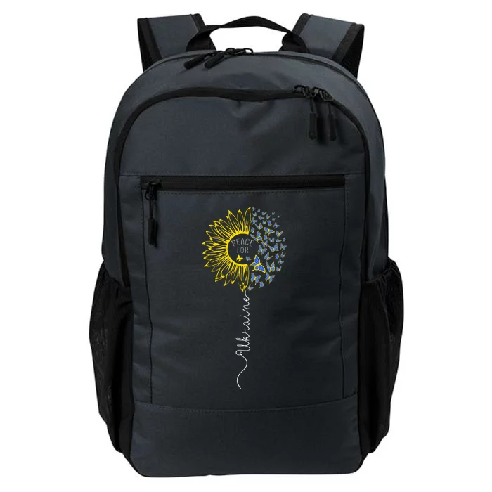 Peace Sunflower Butterflies Flag Support Daily Commute Backpack