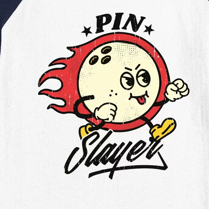 Pink Slayer Bowling Baseball Sleeve Shirt