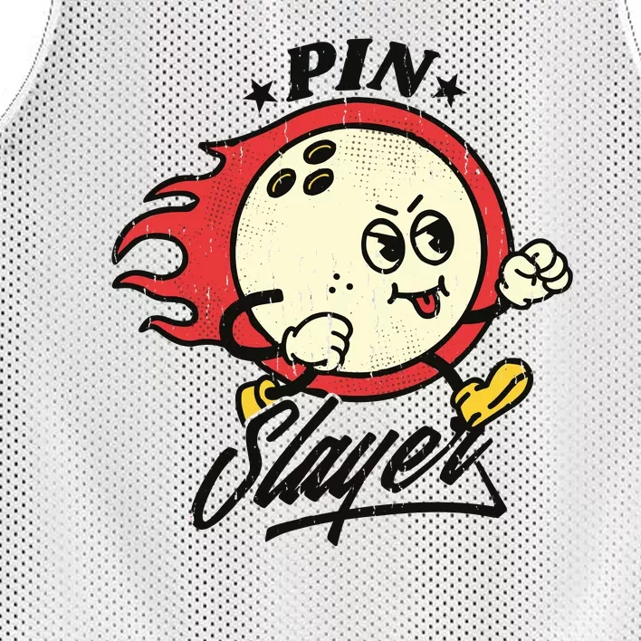 Pink Slayer Bowling Mesh Reversible Basketball Jersey Tank