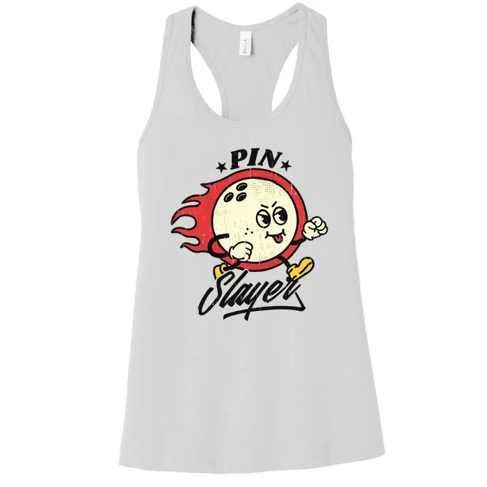 Pink Slayer Bowling Women's Racerback Tank