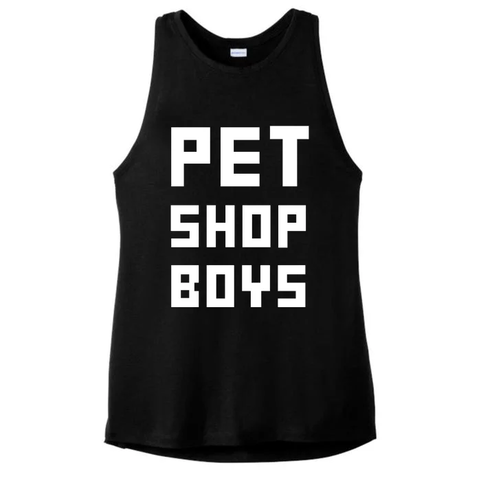 Pet Shop Boy Ladies Tri-Blend Wicking Tank