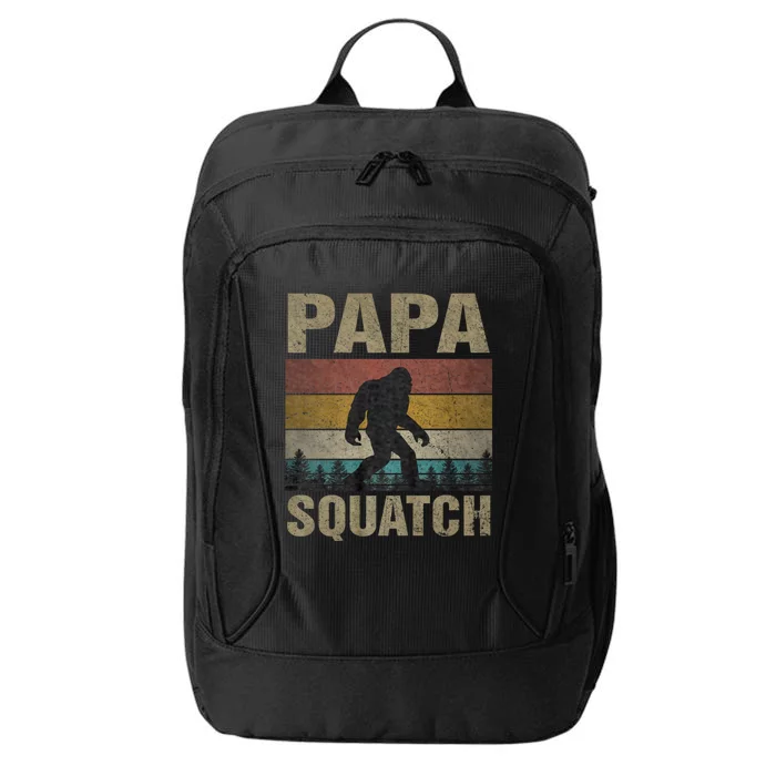 Papa Squatch Bigfoot Papa Sasquatch Yeti Family City Backpack