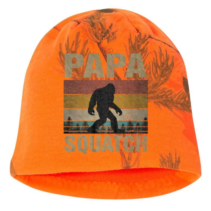 Papa Squatch Bigfoot Papa Sasquatch Yeti Family Kati - Camo Knit Beanie