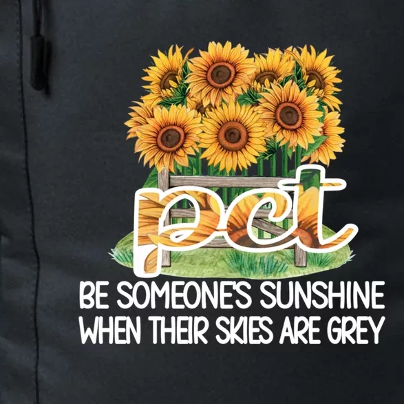 Pct Sunflower Best Patient Care Tech Cool Gift Daily Commute Backpack