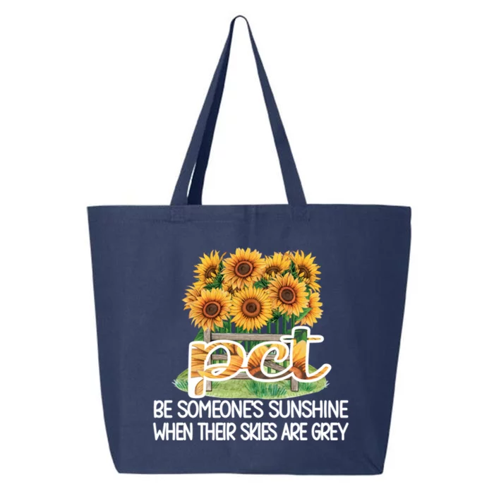 Pct Sunflower Best Patient Care Tech Cool Gift 25L Jumbo Tote