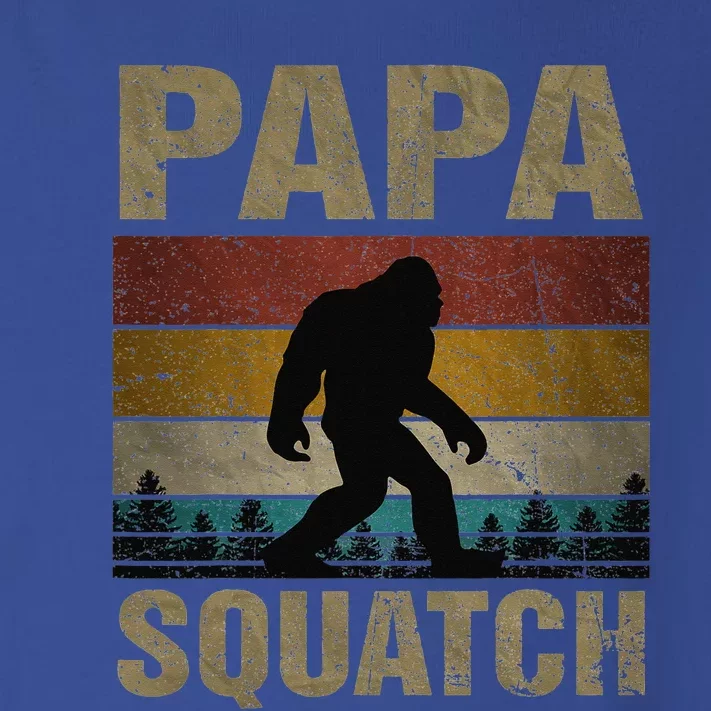 Papa Squatch Bigfoot Papa Sasquatch Yeti Family Toddler Long Sleeve Shirt