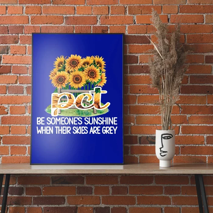 Pct Sunflower Best Patient Care Tech Meaningful Gift Poster