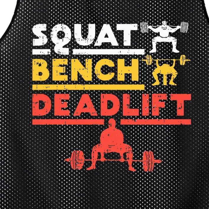 Powerlifting Squat Bench Deadlift Weightlifting Mesh Reversible Basketball Jersey Tank