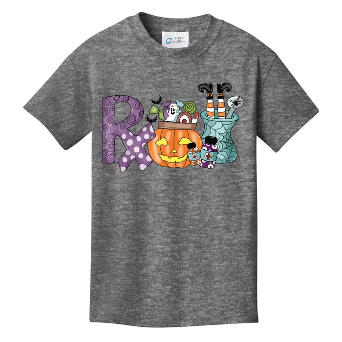 Pharmacy Squad Boo Crew Pharmacist Pharmacy Tech Halloween Kids T-Shirt