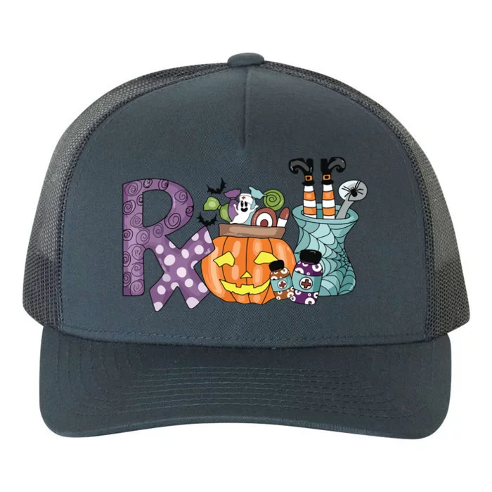 Pharmacy Squad Boo Crew Pharmacist Pharmacy Tech Halloween Yupoong Adult 5-Panel Trucker Hat