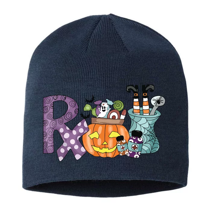 Pharmacy Squad Boo Crew Pharmacist Pharmacy Tech Halloween 8 1/2in Sustainable Knit Beanie