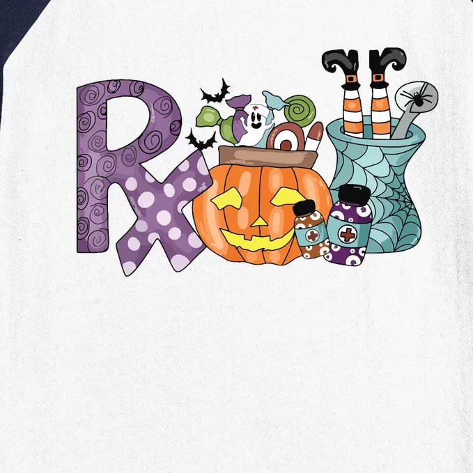 Pharmacy Squad Boo Crew Pharmacist Pharmacy Tech Halloween Baseball Sleeve Shirt