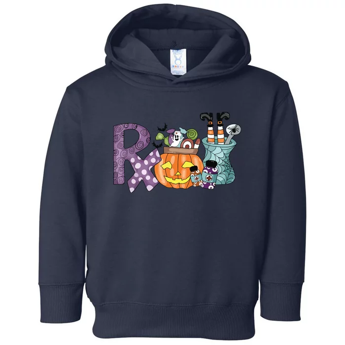 Pharmacy Squad Boo Crew Pharmacist Pharmacy Tech Halloween Toddler Hoodie