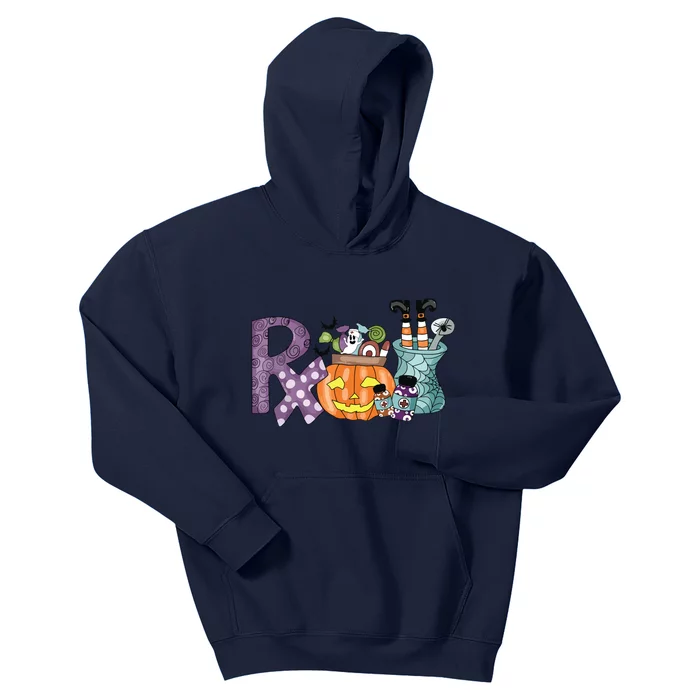 Pharmacy Squad Boo Crew Pharmacist Pharmacy Tech Halloween Kids Hoodie