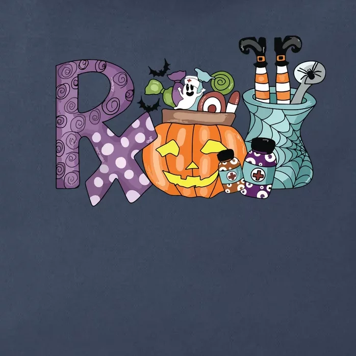 Pharmacy Squad Boo Crew Pharmacist Pharmacy Tech Halloween Zip Tote Bag