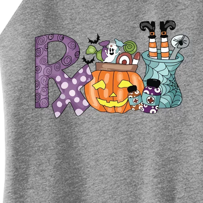 Pharmacy Squad Boo Crew Pharmacist Pharmacy Tech Halloween Women’s Perfect Tri Rocker Tank