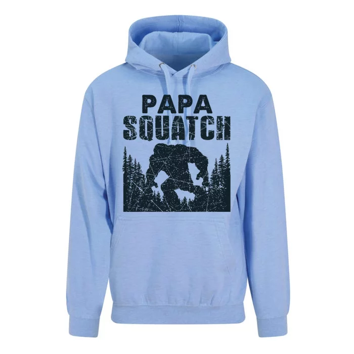 Papa Squatch Bigfoot Dad Father's Day Unisex Surf Hoodie