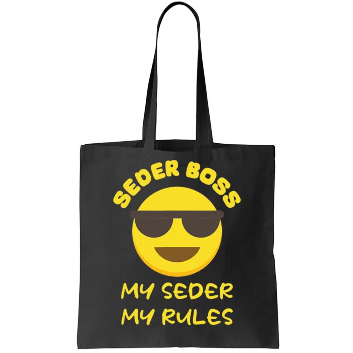 Passover Seder Boss My Rules Jewish Funny PESACH Matzah Tote Bag