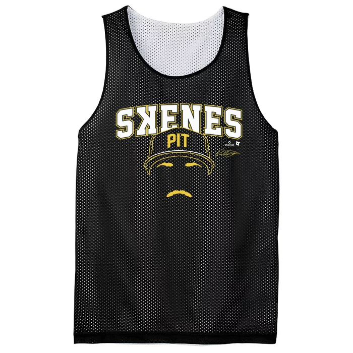 Paul Skenes Backwards K Pittsburgh Baseball Mesh Reversible Basketball Jersey Tank