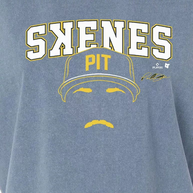 Paul Skenes Backwards K Pittsburgh Baseball Garment-Dyed Women's Muscle Tee