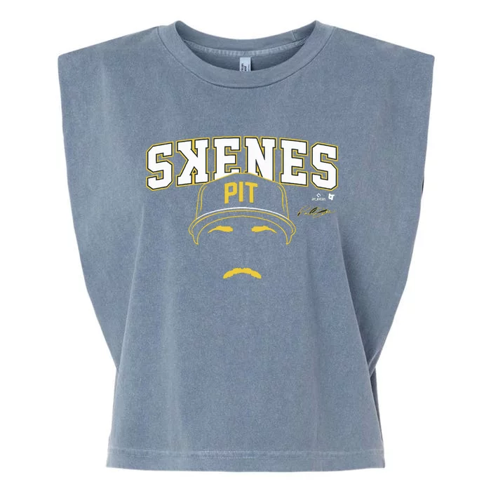 Paul Skenes Backwards K Pittsburgh Baseball Garment-Dyed Women's Muscle Tee