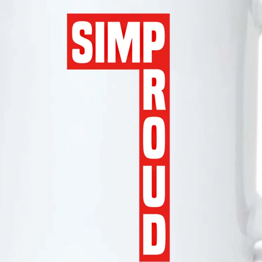 Proud Simp Boxlogo Gift For People Who Respect Funny Gift Black Color Changing Mug