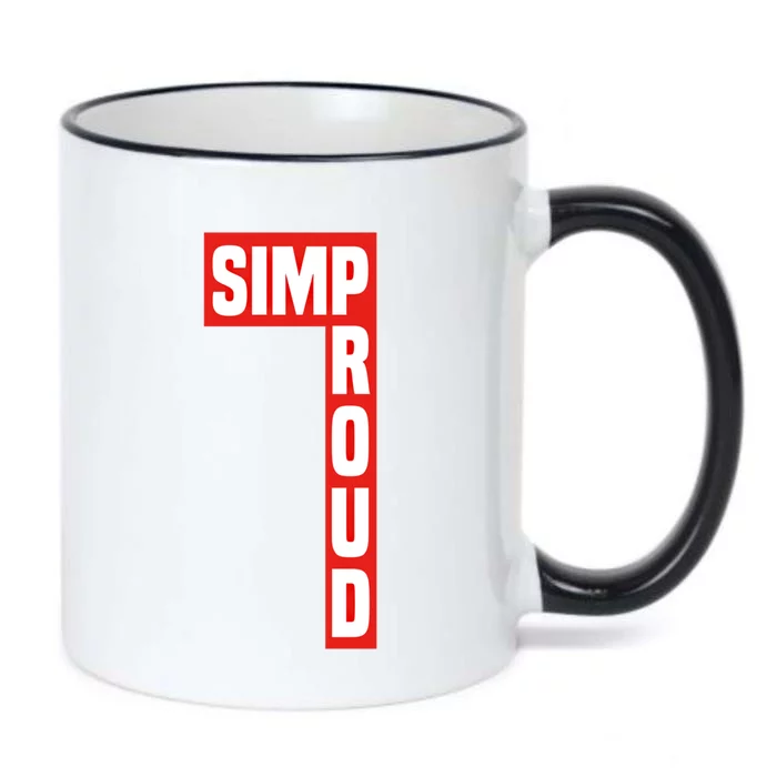 Proud Simp Boxlogo Gift For People Who Respect Funny Gift Black Color Changing Mug