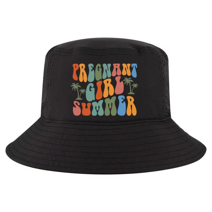 Pregnant Summer Baby Announcement Pregnancy Reveal Cool Comfort Performance Bucket Hat