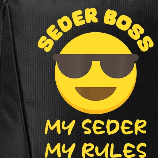 Passover Seder Boss My Rules Jewish Funny PESACH Matzah City Backpack