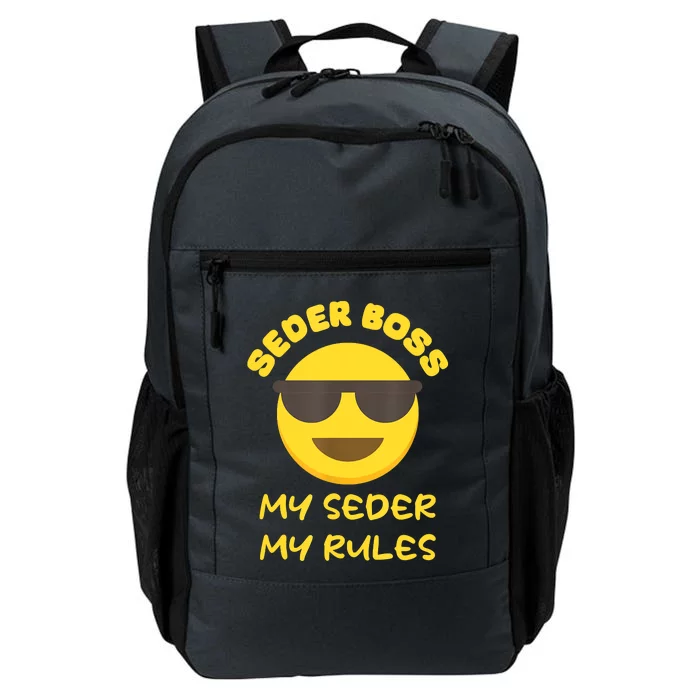 Passover Seder Boss My Rules Jewish Funny PESACH Matzah Daily Commute Backpack