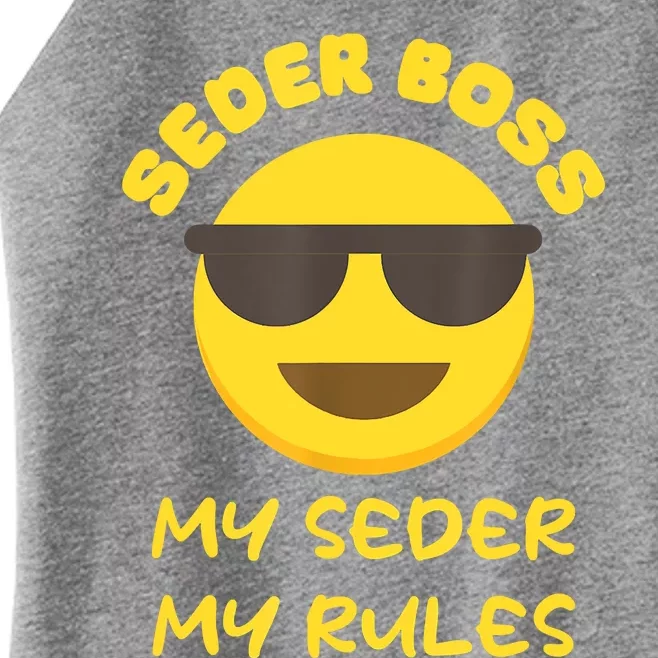 Passover Seder Boss My Rules Jewish Funny PESACH Matzah Women’s Perfect Tri Rocker Tank