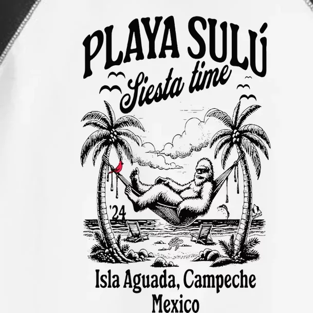 Playa Sulu Bigfoot Siesta Time 24 Paraiso Familiar Toddler Fine Jersey T-Shirt