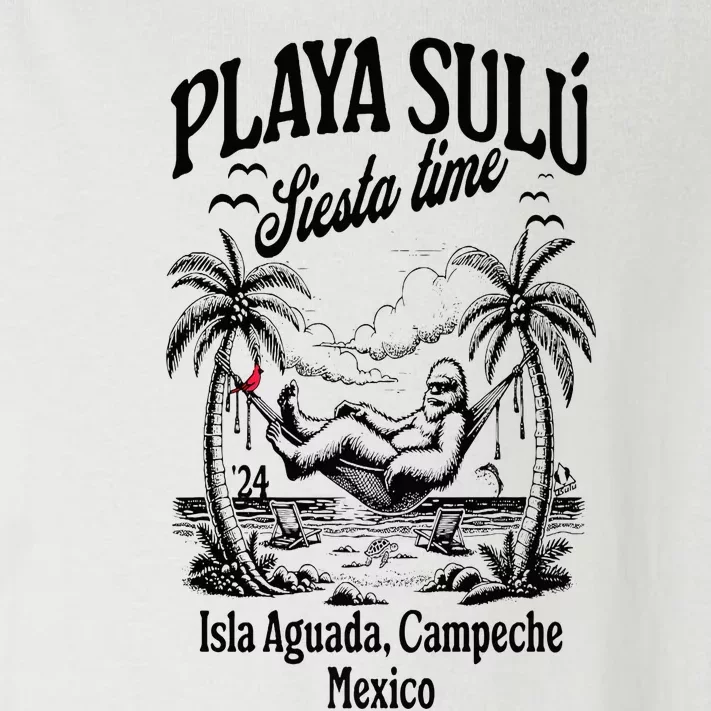 Playa Sulu Bigfoot Siesta Time 24 Paraiso Familiar Toddler Long Sleeve Shirt