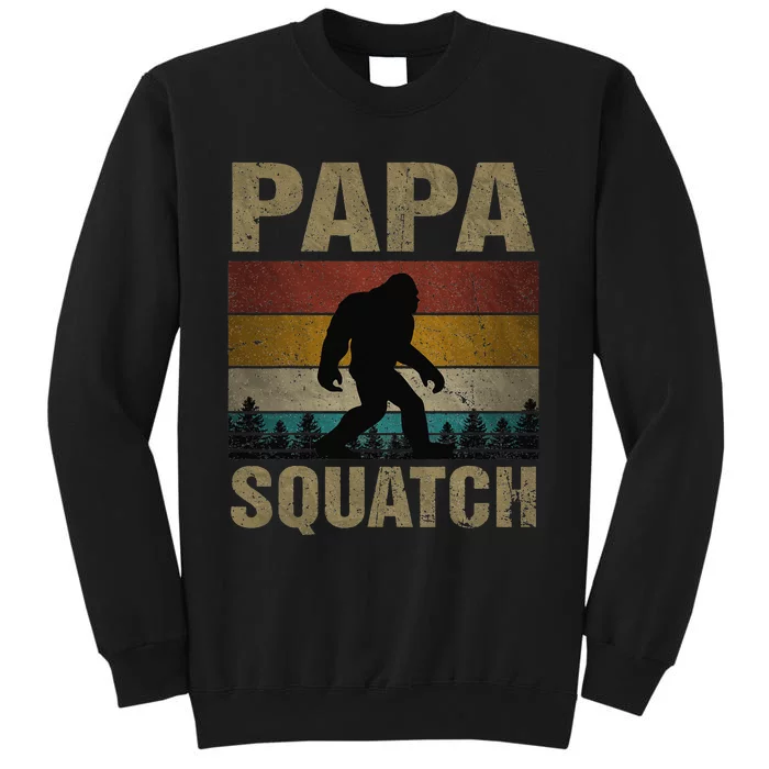 Papa Squatch Bigfoot Papa Sasquatch Yeti Family Sweatshirt