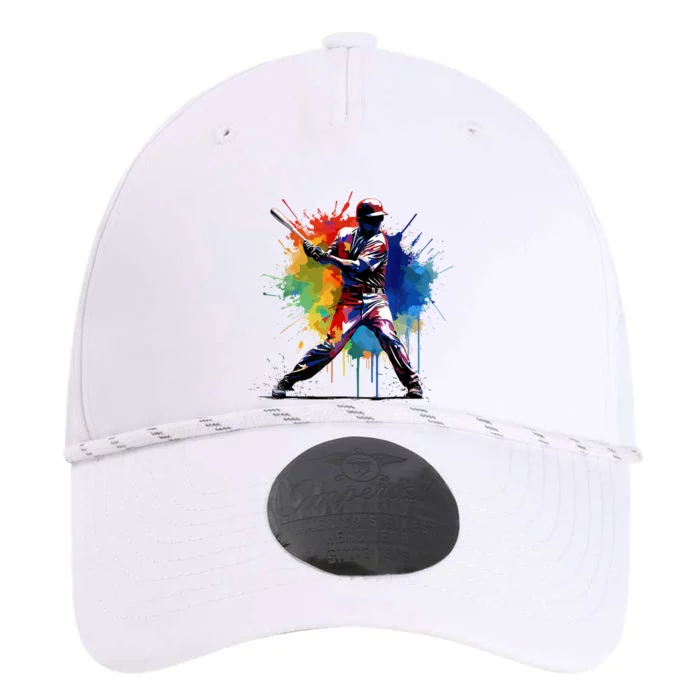 Paint Splash Baseball Player Gift For Fan Performance The Dyno Cap