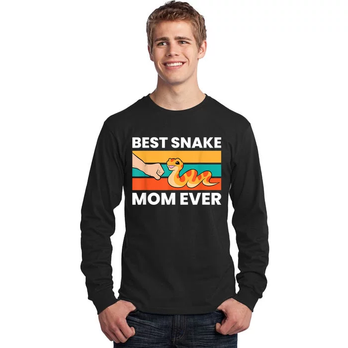 Pet Snake Best Snake Mom Ever Tall Long Sleeve T-Shirt