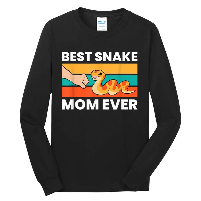 Pet Snake Best Snake Mom Ever Tall Long Sleeve T-Shirt