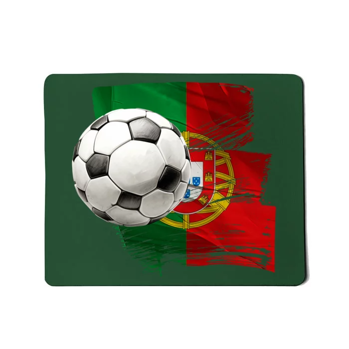 Portugal Soccer Ball Mousepad