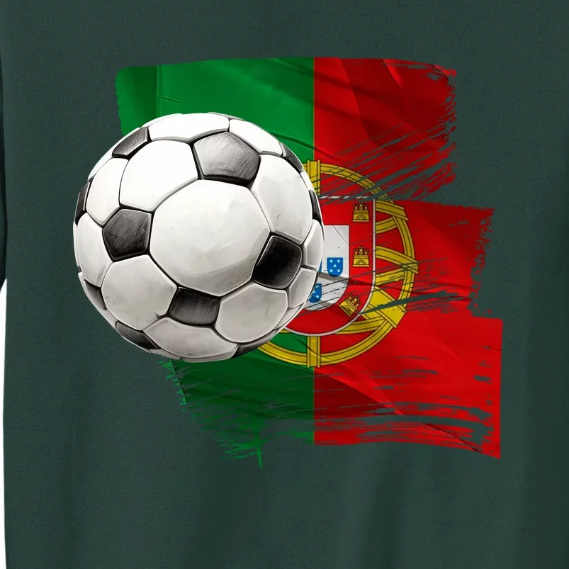 Portugal Soccer Ball Tall Sweatshirt