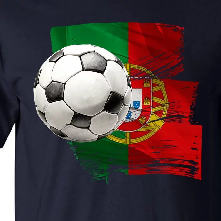 Portugal Soccer Ball Tall T-Shirt