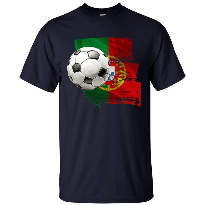 Portugal Soccer Ball Tall T-Shirt