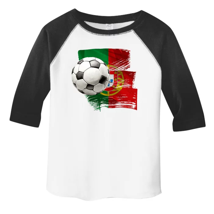 Portugal Soccer Ball Toddler Fine Jersey T-Shirt