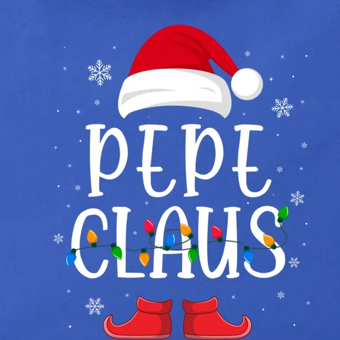 Pepe Santa Claus Hat With Xmas Light Christmas Holiday Funny Gift Zip Tote Bag