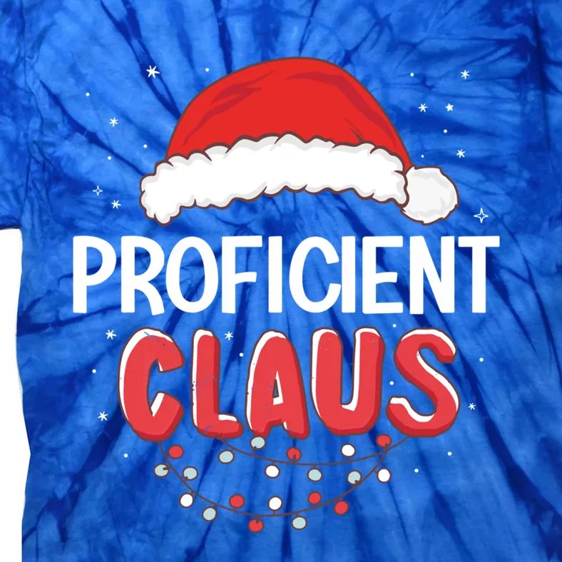 Proficient Santa Claus Christmas Matching Costume Meaningful Gift Tie-Dye T-Shirt