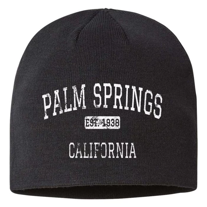 Palm Springs California Ca Vintage 8 1/2in Sustainable Knit Beanie