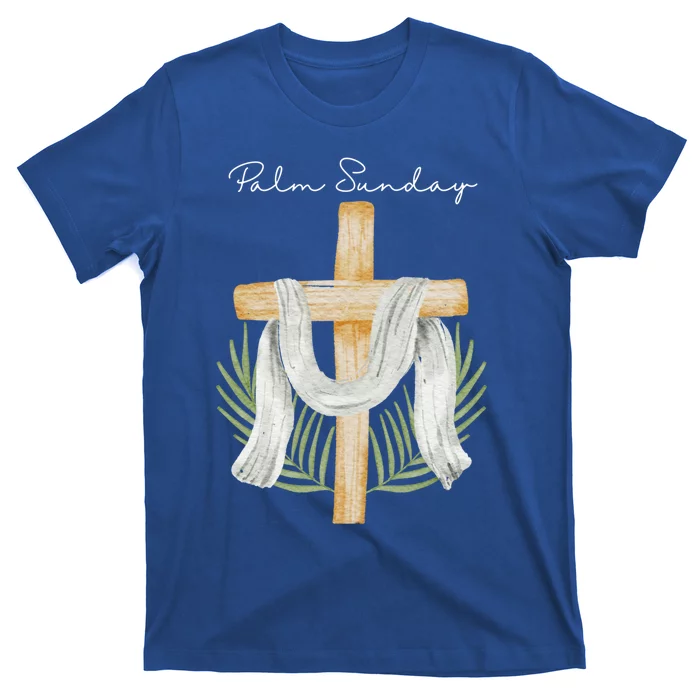 Palm Sunday Cross With Palm Leaves Gift T-Shirt