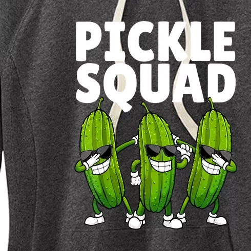 Pickle Squad Cucumber Pickle Lover Gift Women's Fleece Hoodie