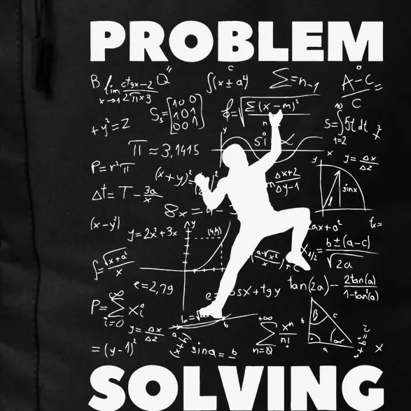 Problem Solving Climber Gift Rock Climbing Bouldering Daily Commute Backpack